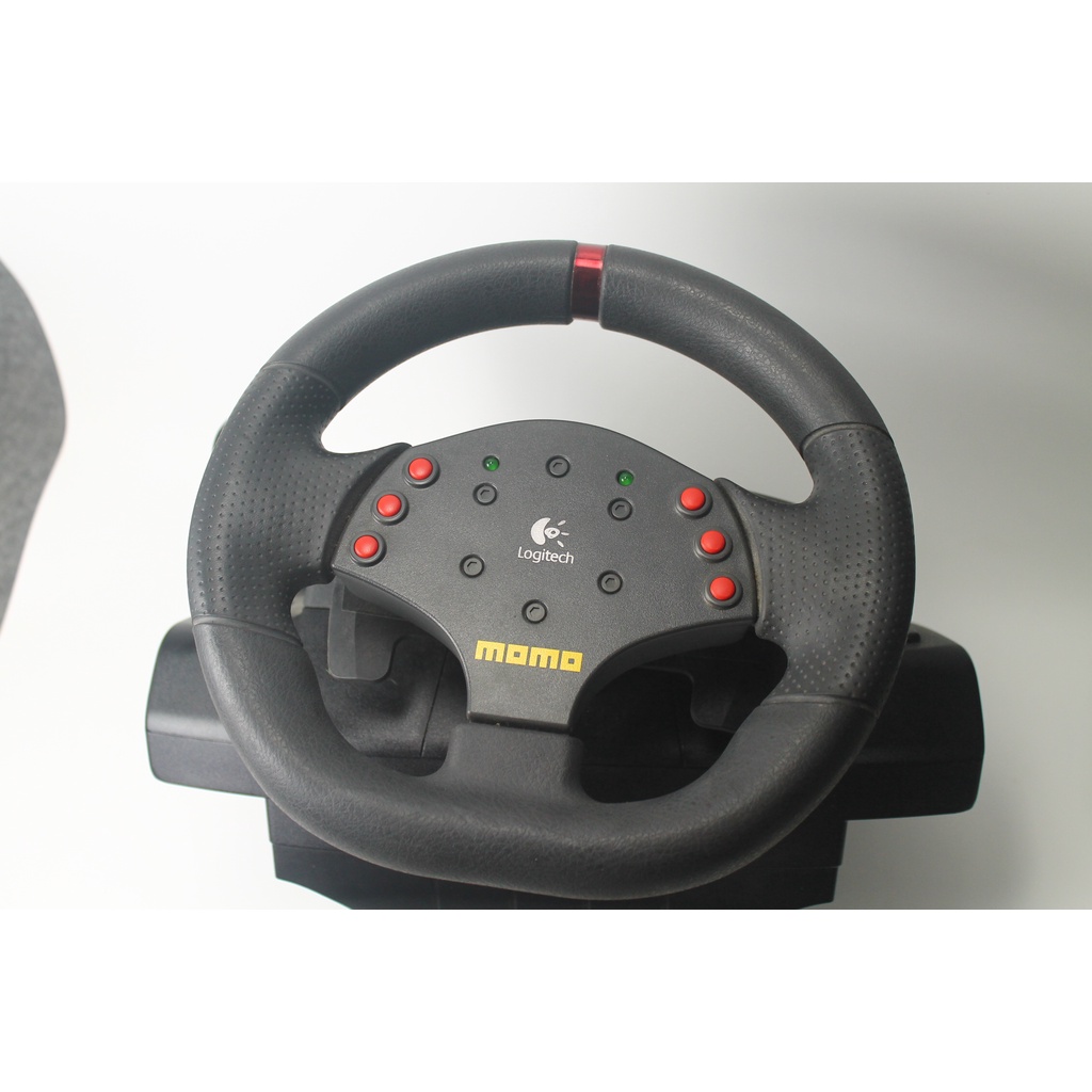 จอยพวงมาลัย Logitech MOMO Racing Force Feedback Wheel for PS3 , PC (มือสอง) 19921indv