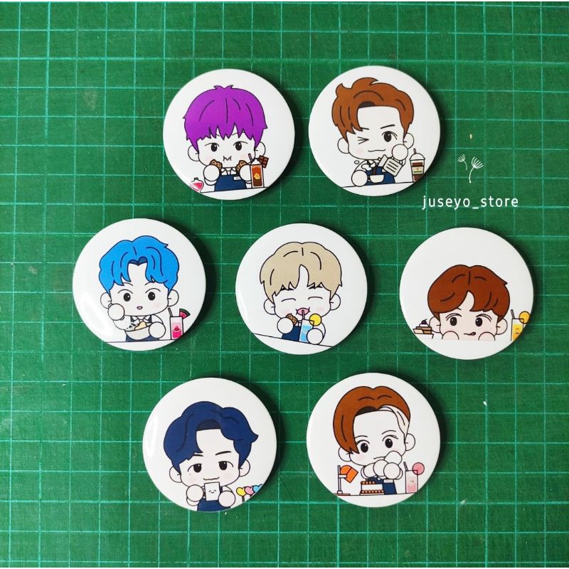 เข็มกลัด Kpop Pin CAFE 7 DREAM ขนาด 44mm NCT Dream