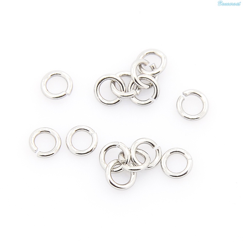Benecreat 5 Bags 304 Stainless Steel Jump Rings Closed but Unsoldered