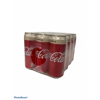 COKE,Coca-Cola เครื่องดื่มโค้กกระป๋อง 320ml สินค้านำเข้าจากมาเลเซีย VANILLA,รส วานิลา 1 แพค/จำนวน 12 กระป๋อง ราคาพิเศษ