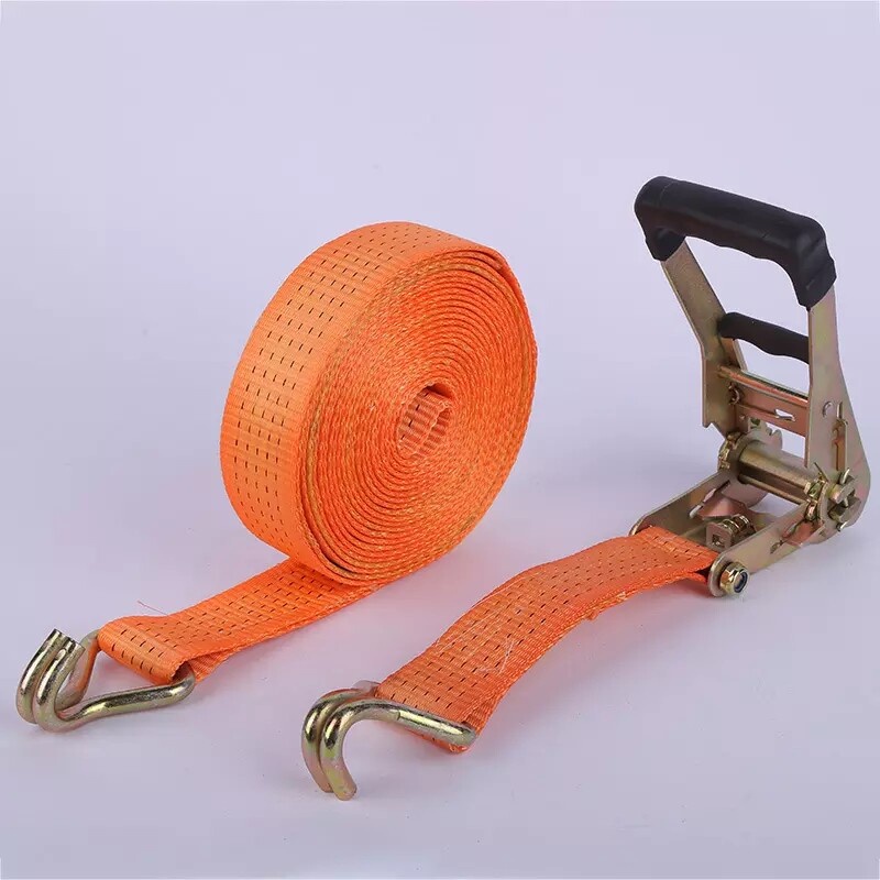 （สปอตกรุงเทพ）4/6/8/10 เมตร สายรัด สายรัดรถบรรทุก รัดของ สายรัดของ ขนาด 4cm x ยาว 4/6/8/10 เมตร - สายรัดรถบรรทุก สายรัดขอ