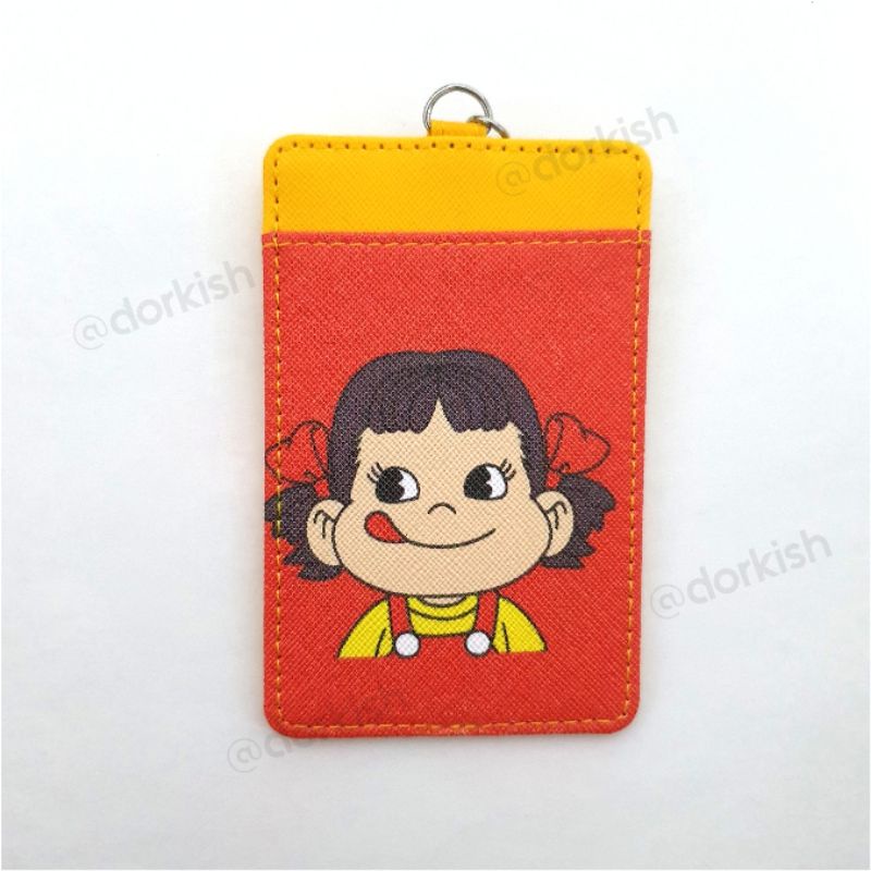 Peko Chan Peko-Chan Milky Milk Girl Ezlink Card Holder พร้อมพวงกุญแจ