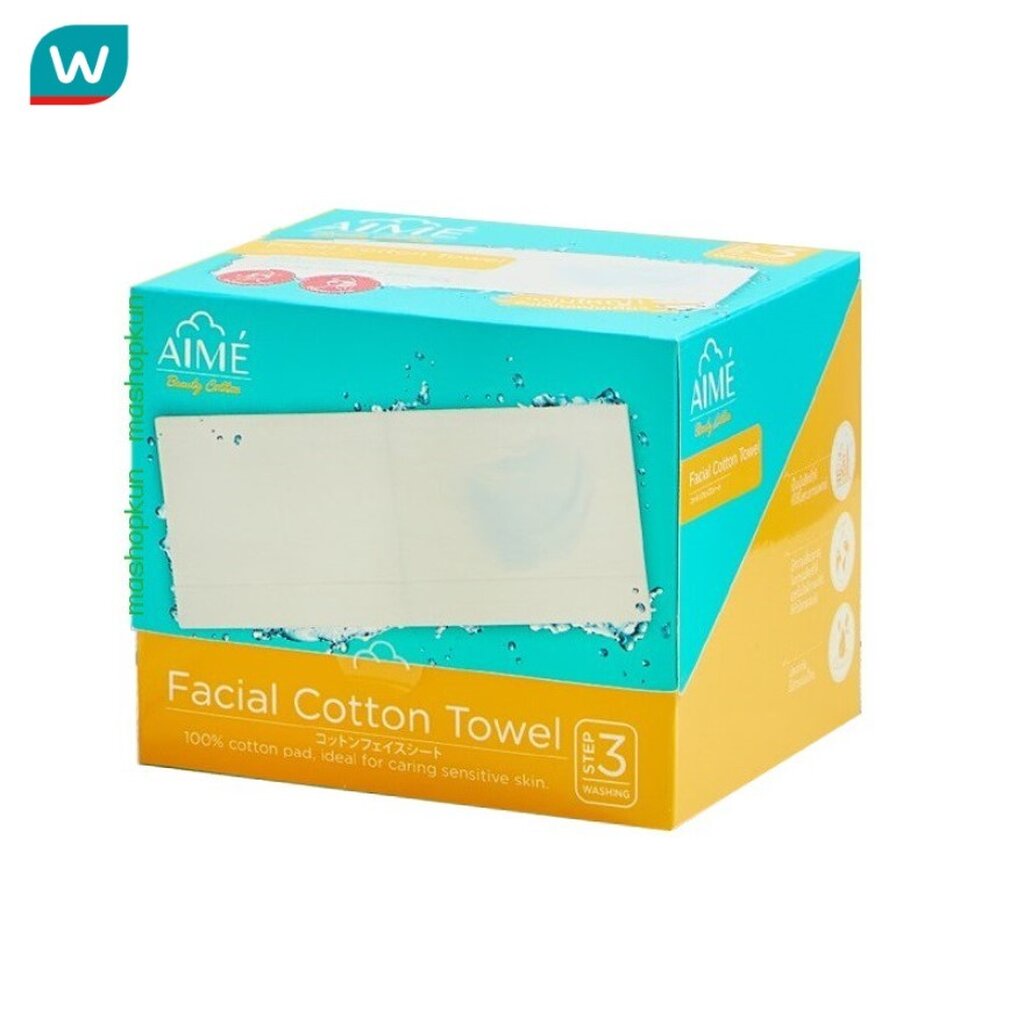 AIME เอเม่ เฟสเชียส คอตตอน เทาเอ็ล 40 แผ่น