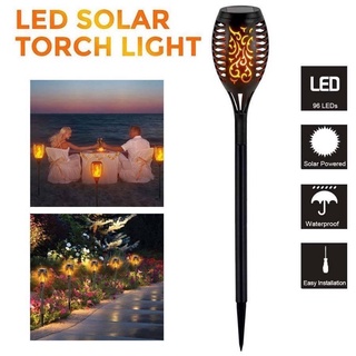 Lights mart ▲ LED Solar Torch Light XF-6006 ไฟปักสนามโซล่าเซล ไฟสนาม โคมไฟ ไฟแต่งสวน ไฟทางเดิน โคมไฟสนาม