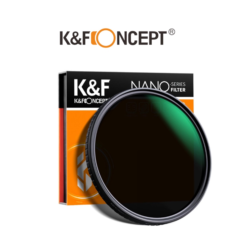 55mm Variable ND Filter Kit 2pcs ND2-32 & ND32-512 With Waterproof Anti-scratch Anti-reflection Green Film NANO-X Series