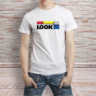 T-shirt  เสื้อยืดลําลอง ผ้าฝ้าย แขนสั้น พิมพ์ลายโลโก้จักรยาน สําหรับผู้ชายS-5XL