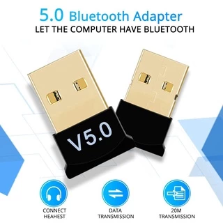 Fast ShipUsb Bluetooth 5.0 อะแดปเตอร์บลูทูธตัวรับสัญญาณและผู้ส่งสารสําหรับคอมพิวเตอร์/คีย์บอร์ด/เมาส์/หูฟัง/ลําโพง/ที่จับเกม