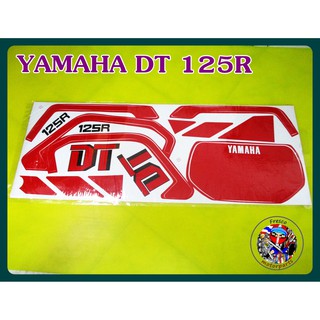 สติ๊กเกอร์ - Yamaha Enduro125 DT125R DT125 Sticker Set RED