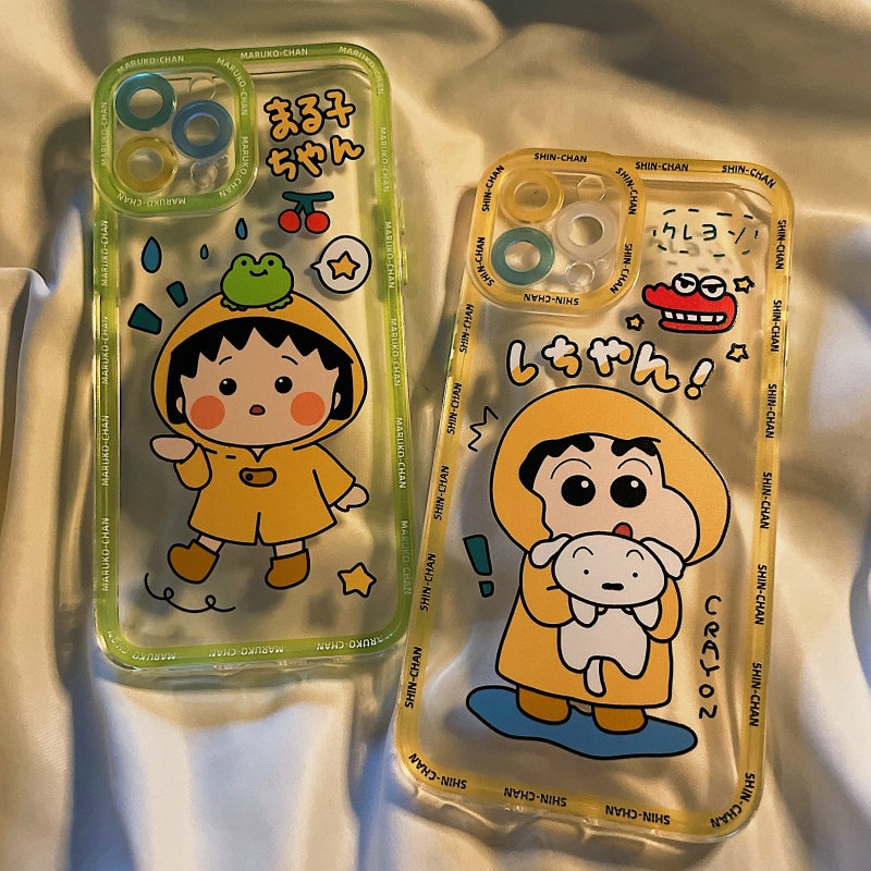 เคสโทรศัพท์มือถือแบบนิ่ม ลายการ์ตูนชินจังน่ารัก สําหรับ Samsung Galaxy A03 A03S A02S A21S A20S A10S A11 M11 A12 M12 A22 A31 A32 A02 M02 A52 A52S A72 A51 A71 A50 A50S A30S A20 A30 A10 4G 5G