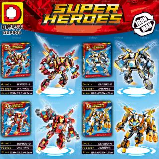 🚚🆓ส่งฟรีEMSไม่ต้องใช้โค้ด DLP903: Iron Man Mechs with Repeat Minifigs
(เลโก้จีน หุ่นไอรอนแมน มินิฟิก)