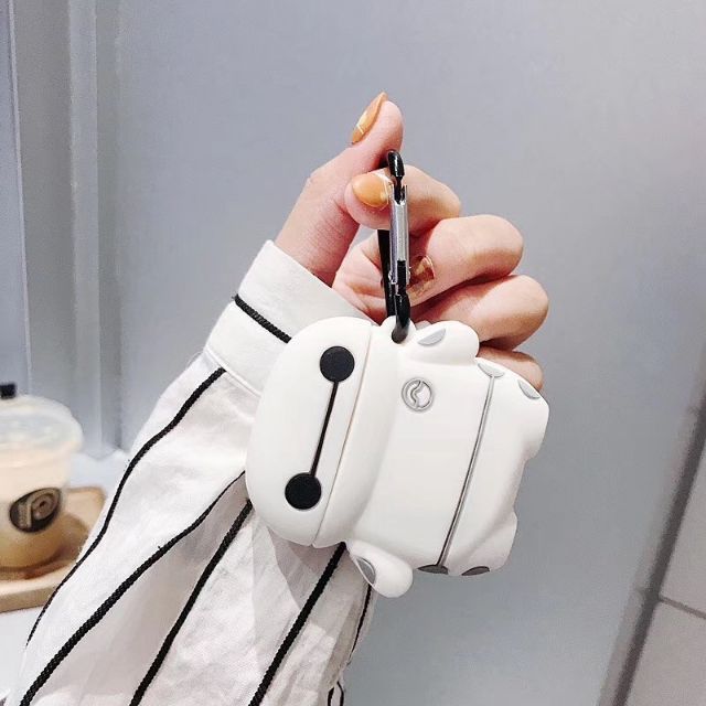 เคส AirPods pro 2 Baymax Big Hero 6 สําหรับ AirPods 1 2 3 pro ซิลิโคนอ่อนนุ่มเคสลายการ์ตูนน่ารัก