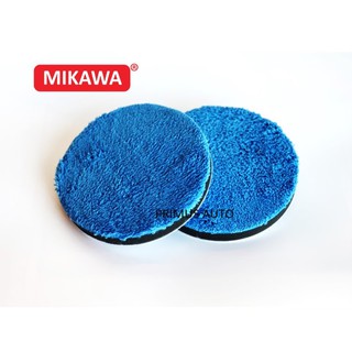 MIKAWA แผ่นไมโครไฟเบอร์ ขนาด 6 นิ้ว แพคคู่ 2 ชิ้น คุณภาพสูงแบบหนามเตย