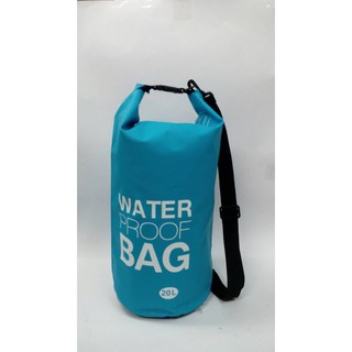 Waterproof Bag กระเป๋ากันน้ำ สีฟ้า ขนาดความจุ 20 ลิตร