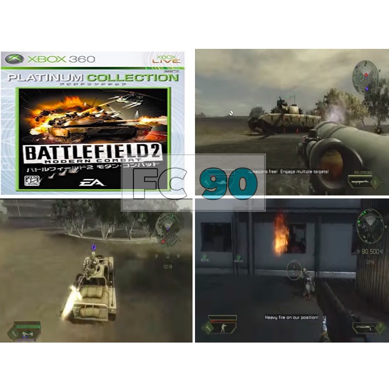 แผ่นเกม Battlefield 2: Modern Combat [XBOX360] แผ่นแท้ ญี่ปุ่น มือสอง สภาพดี มีกล่องและคู่มือ