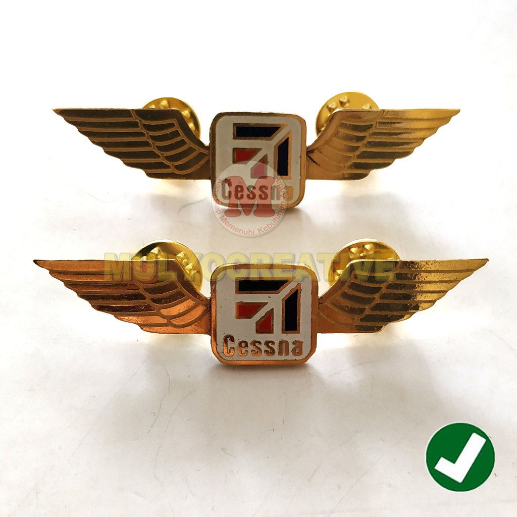 Cessna Wing Pin Cessna Wing Badge อุปกรณ์เสริมนักบิน