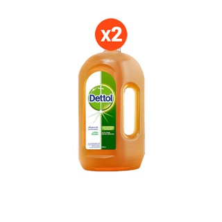 Dettol เดทตอล น้ำยาฆ่าเชื้อโรค 1200 มล. [2ขวด]