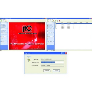 ITC Audio T-6700R ซอร์ฟแวร์สำหรับ IP Network Audio รองรับ Windows 7, 8, Windows 10