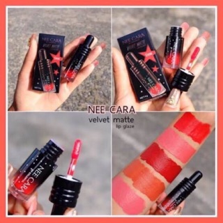 ลิปกลอส Nee cara Lip Glaze Velvet Nee Cara N040 **ของแท้ พร้อมส่ง