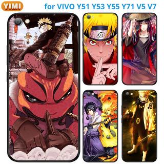 เคส VIVO Y27 Y78 y36 Y35 Y22 Y22s Y31 Y51 Y53S Y76 Y77 Y91C Y1S Y52 Y72 Pro 4G 5G V2247 V2249 1820 V2271A โทรศัพท์มือถือพิมพ์ลาย Naruto สําหรับ