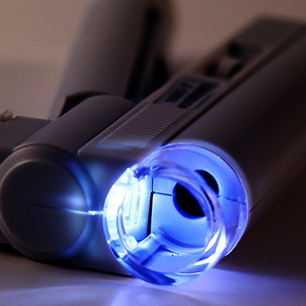 BLUEVELVET Without Scale Mini Microscope Handheld Pocket Magnifier