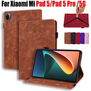 Xiaomi Pad 5 Mi Pad 4 Plus เคสแท็บเล็ตหนังแบบฝาพับลายแท็บเล็ตสําหรับ Pad4 Pad5 Pro 5G