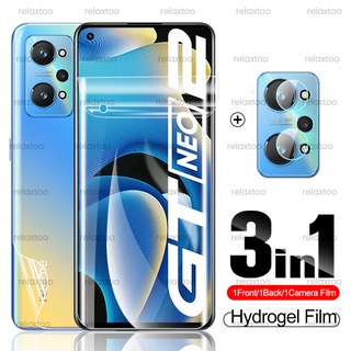 1-To-3 Front Back Hydrogel Film Cover Screen Protector For Realme GT Neo2 5G Realmi GTneo3T GT Neo 3t pro master