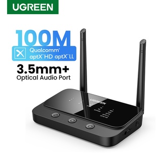 UGREEN (20140) 3-in-1 Bluetooth 5.0 Transmitter Receiver  Bypass 100M Long Range