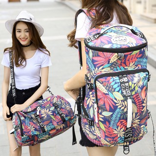 3in1 กระเป๋าเป้เดินทาง กระเป๋าสะพายหลัง กระเป๋าเป้ Backpack  รุ่น BA-163 (สีชมพู)