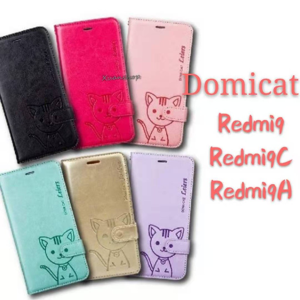 เคส ฝาพับ DOMICAT Redmi รุ่น Redmi9 Redmi9C Redmi9A