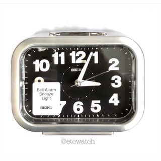 พร้อมส่ง&gt; นาฬิกาปลุก Seiko QHK026 เดินเรียบไม่มีเสียง และ Snooze