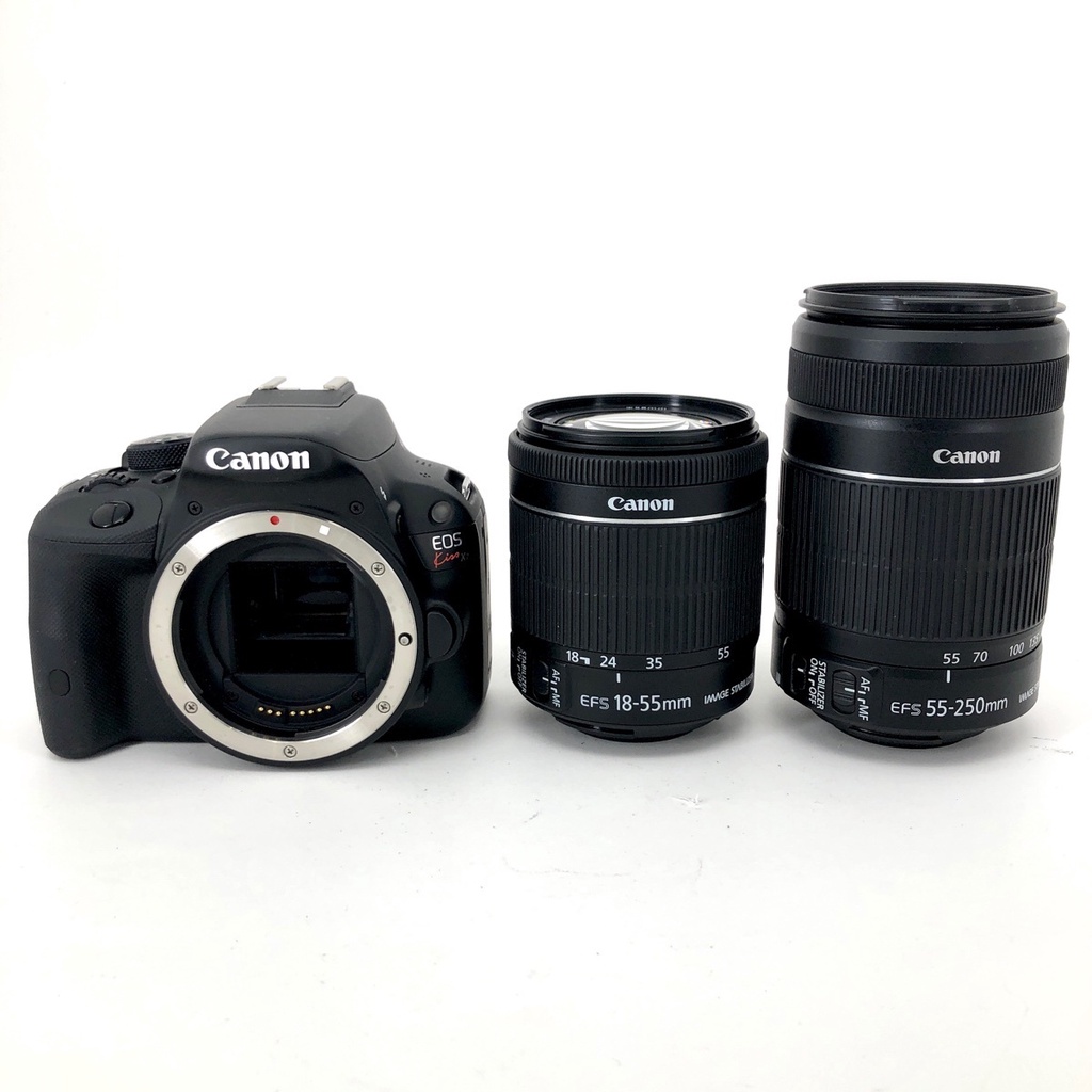 【มือสอง】 [ส่งตรงจากญี่ปุ่น] Canon Canon Eos Kiss X7 Double Zoom Kit กล้อง Slr ดิจิทัล [มือสอง] ผลิตในญี่ปุ่