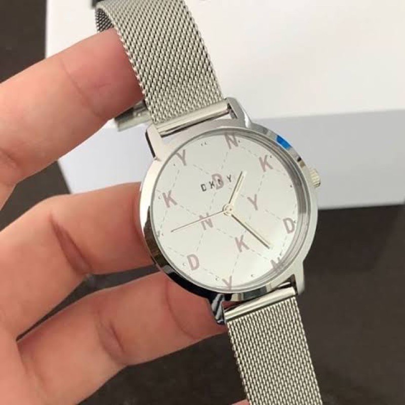 (ผ่อน0%) นาฬิกา DKNY Women's The Modernist Watch : NY2815 Silver Color สแตนเลส สีเงิน 32 mm