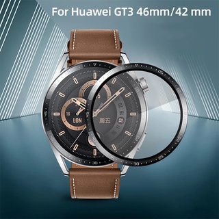 ฟิล์มกระจกนิรภัยกันรอยหน้าจอ 3D สําหรับ Huawei Watch GT 3 46 มม. 42 มม. สําหรับ Huawei Watch GT 2 Pro GT 2