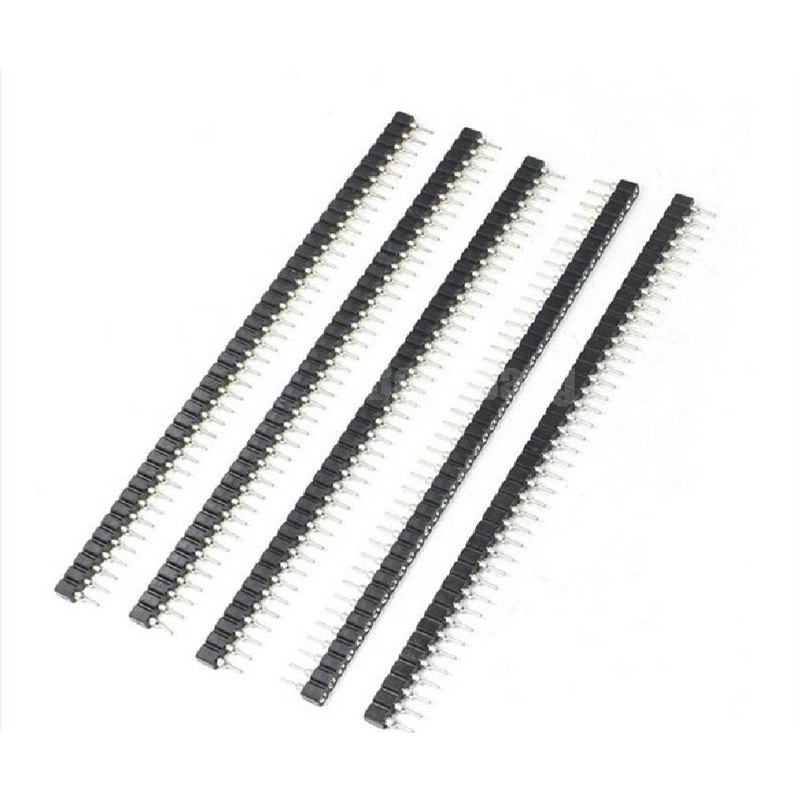 0ABongBang ซ็อกเก็ต หัวกลม แถวเดียว 40 พิน PCB ตัวเมีย IC แถบดีบุก 1ชิ้น