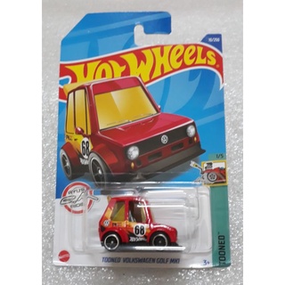 Hotwheels tooned volkswagen golf mk1