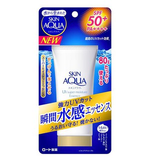 *พร้อมส่ง* Rohto Skin Aqua UV Super Moisture Essence ครีมกันแดดจากญี่ปุ่น SPF50+ PA++++ 80 g