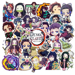 SK04 #2 สติ๊กเกอร์ ดาบพิฆาตอสูร Kimetsu no Yaiba Sticker เลือกแบบได้ กันน้ำ PVC สติกเกอร์สำหรับติด Notebook PS5 Switch