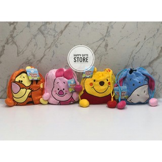 กระเป๋า หูรูด Pooh and Friend (เลือกแบบ)