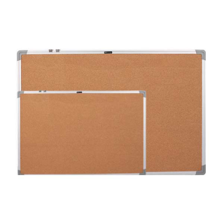 Deli กระดานไม้ก๊อก (ของขวัญฟรี) กระดานแฮนเมด บอร์ดติดประกาศ กระดานติดรูป คุณภาพดี ขนาด 45×60 / 60×90 ซม Cork Board