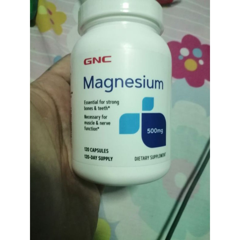 GNC​ ​magnesium​ 500​mg​