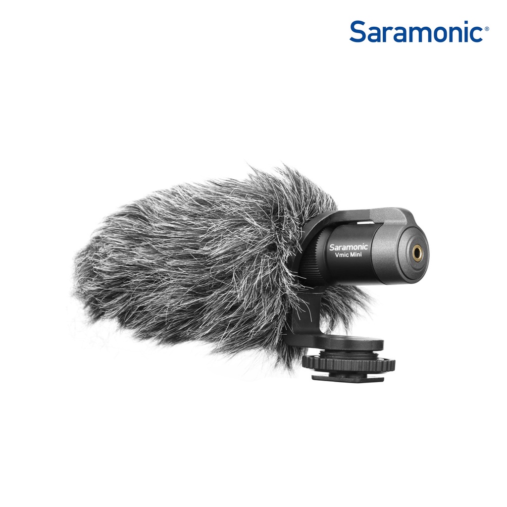 Saramonic Vmic Mini-WS (DD) เป็น Furry windscreen แบบสวมทับคลุม Foam Windscreens ที่ไมค์  สำหรับ Sar