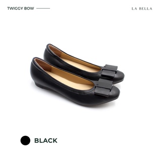 LA BELLA รุ่น TWIGGY BOW - BLACK