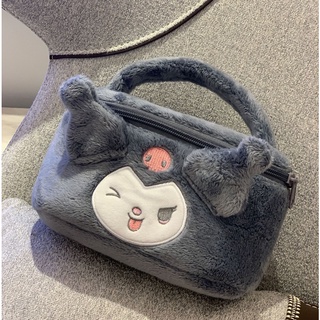 กระเป๋าเครื่องสําอาง ลายการ์ตูน Sanrio Cinnamoroll Kuromi น่ารัก สไตล์ญี่ปุ่น สําหรับเดินทาง