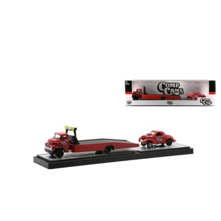 M2 Machines 1/64 Comp Cams 1958 Dodge COE Truck &amp; 1941 Willys Coupe Gasser R45 21-04