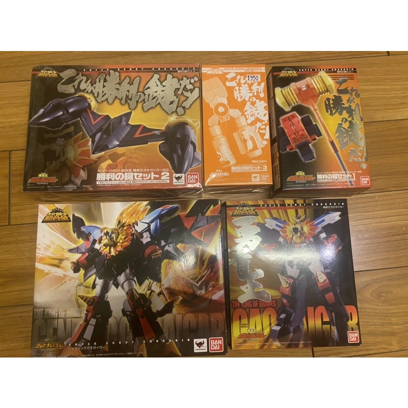 Gaogaigar,Genesic Gaogaigar Super robot chogokin สภาพใหม่ พร้อม key of victory set 1,2,3 overload ef