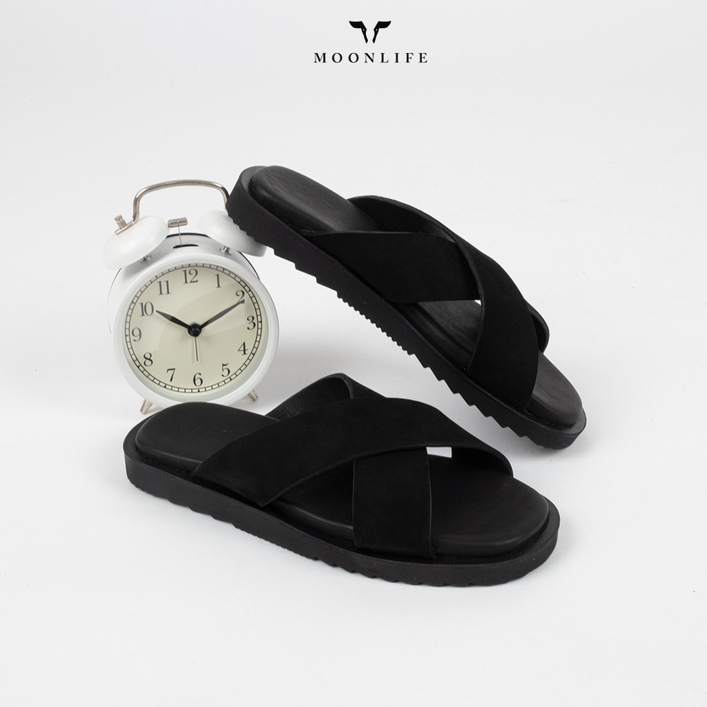 Moonlife Monomal III - Black รองเท้าหนังวัวแท้ - moonlife_thailand ...