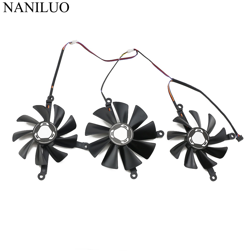 CF1010U12S DC12V พัดลมการ์ดกราฟิกสําหรับ XFX Radeon RX 5700 XT THICC III Ultra CF9015H12S RX57XT8TBD