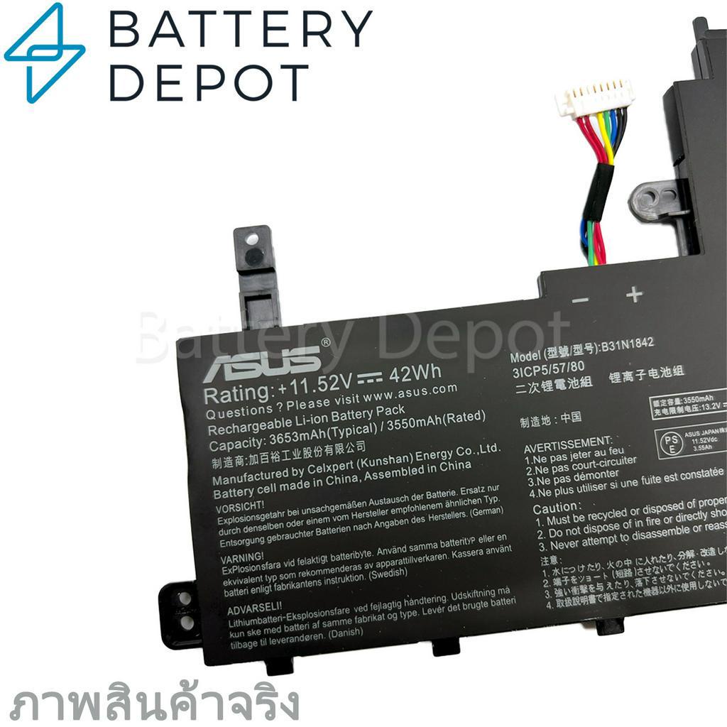 [ฟรี ไขควง] Asus แบตเตอรี่ ของแท้ B31N1842 (VivoBook S15 S531F S531FA S531FL X531FL K531FA) 3ICP5/57/80 Asus Battery ราคา ถูกที่สุด ดีลบีเคเค แกลเลอรีภาพที่ 4