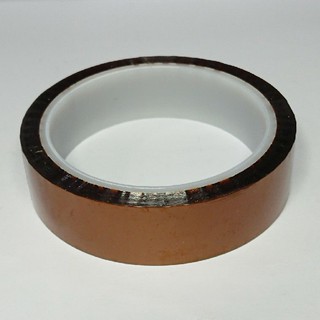 Kapton Tape แคปตอนเทป เทปทนความร้อน 25 mm.x30 m.