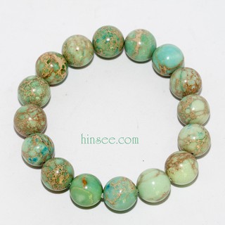 กำไลวาริสไซต์ Blue Variscite 12 มม